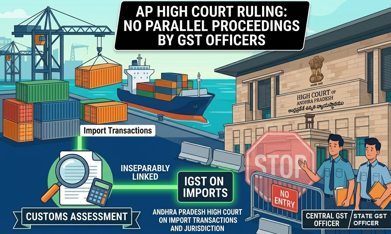 IGST on Imports & Customs Assessment: No Parallel GST Proceedings – AP High Court 2026