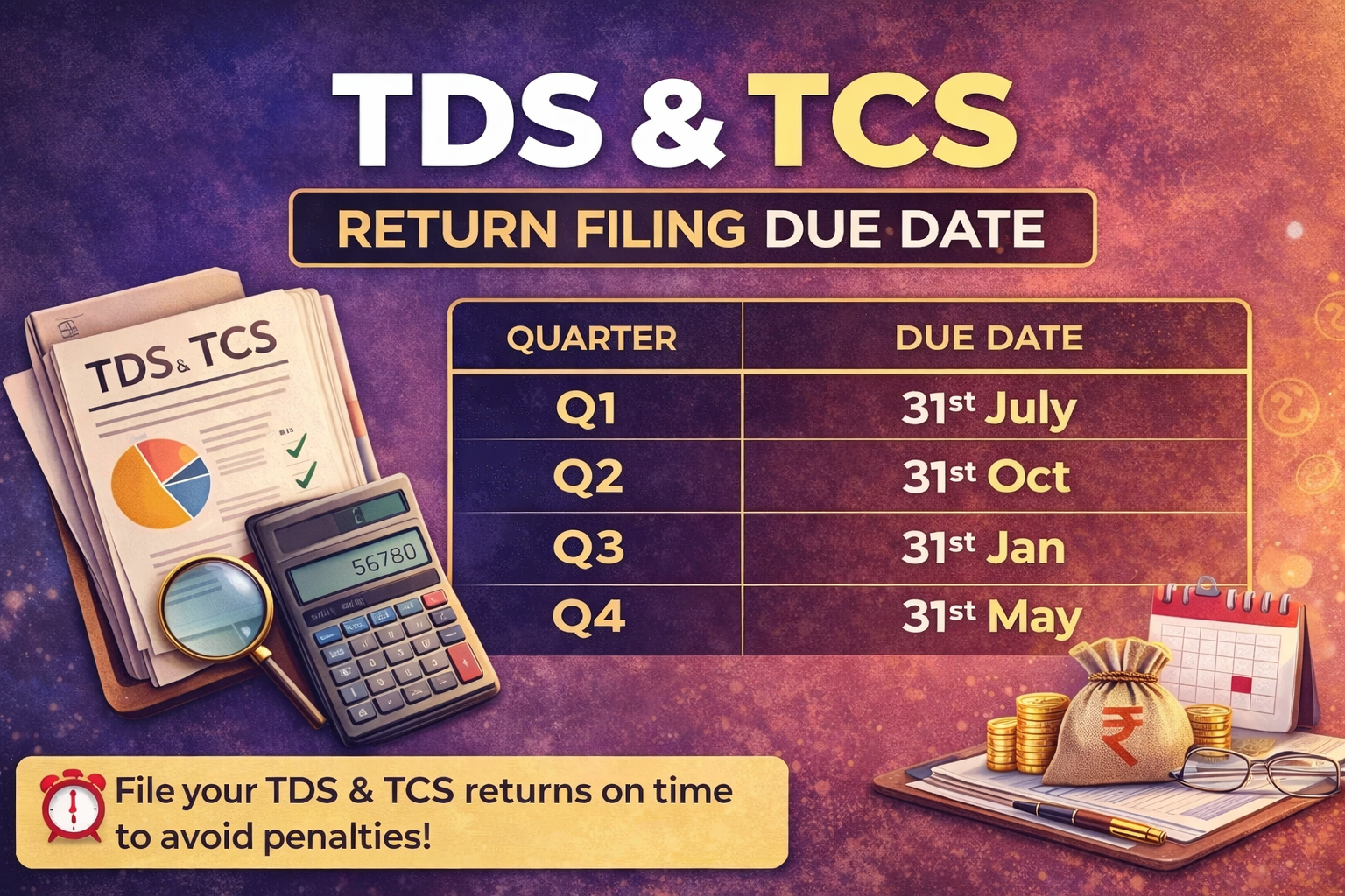 TDS & TCS Return Filing Date