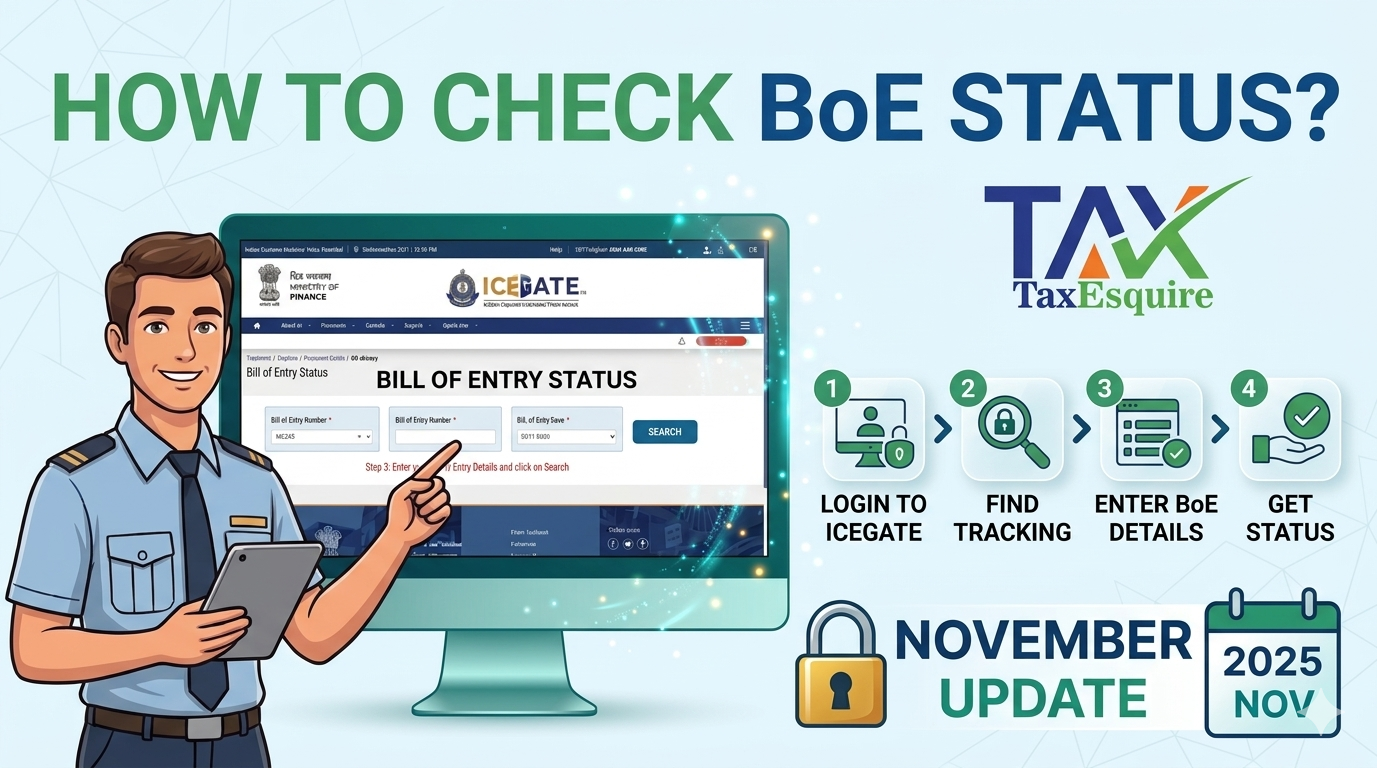 How to Check Bill of Entry (BoE)Status on ICEGATE