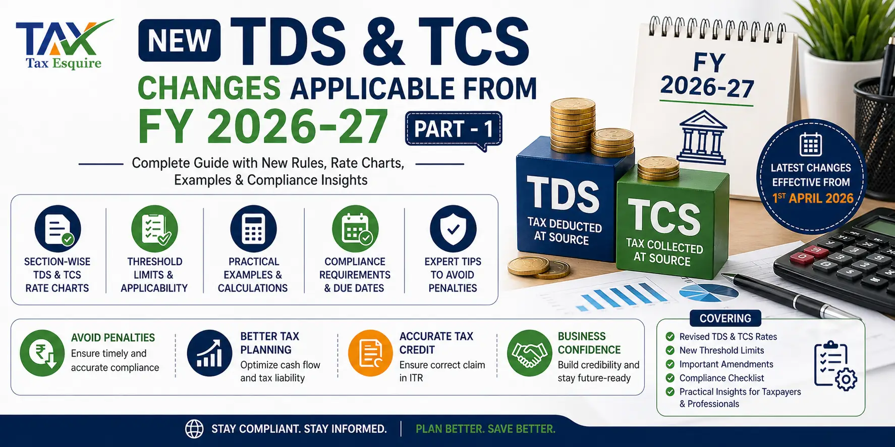 New TDS & TCS Changes Applicable from FY 2026-27 - Part 1