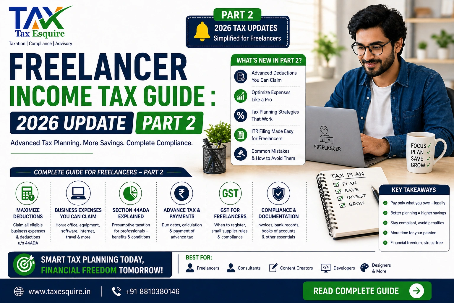 Freelancer Income Tax Guide : 2026 Update Part - 2