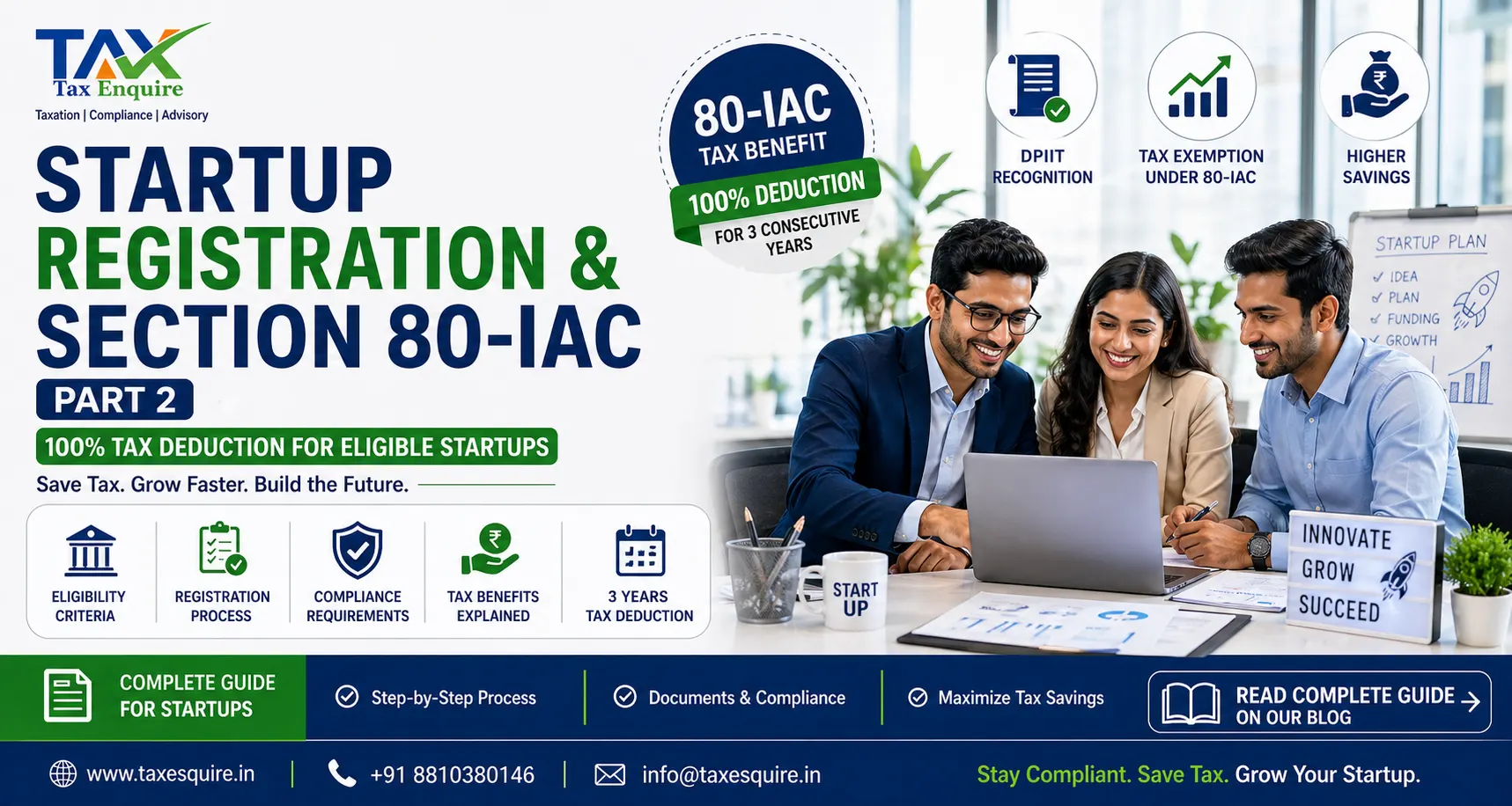 Startup Registration & Section 80-IAC Part - 2
