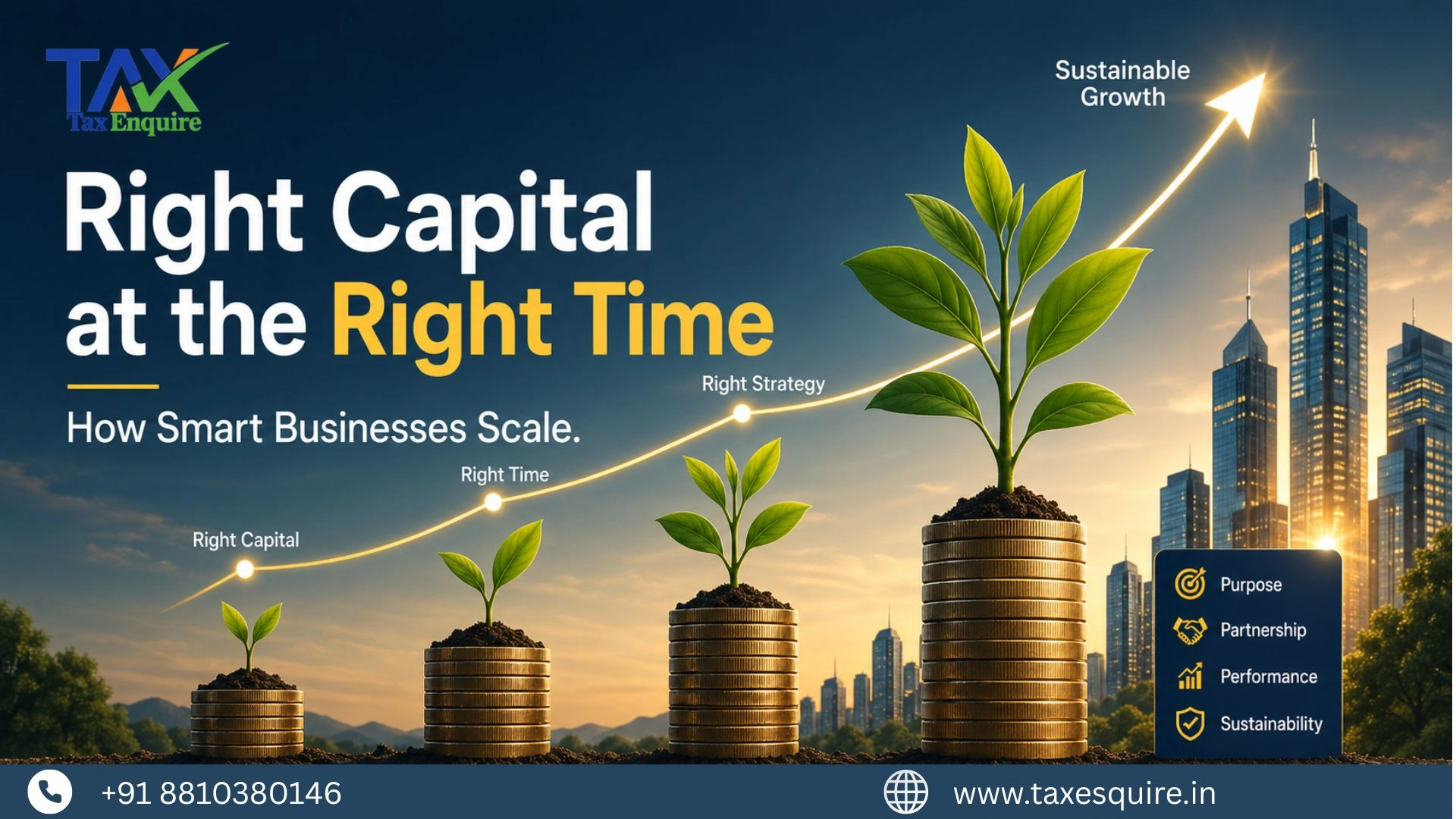 Right Capital at the Right Time - How Smart Businesses Scale