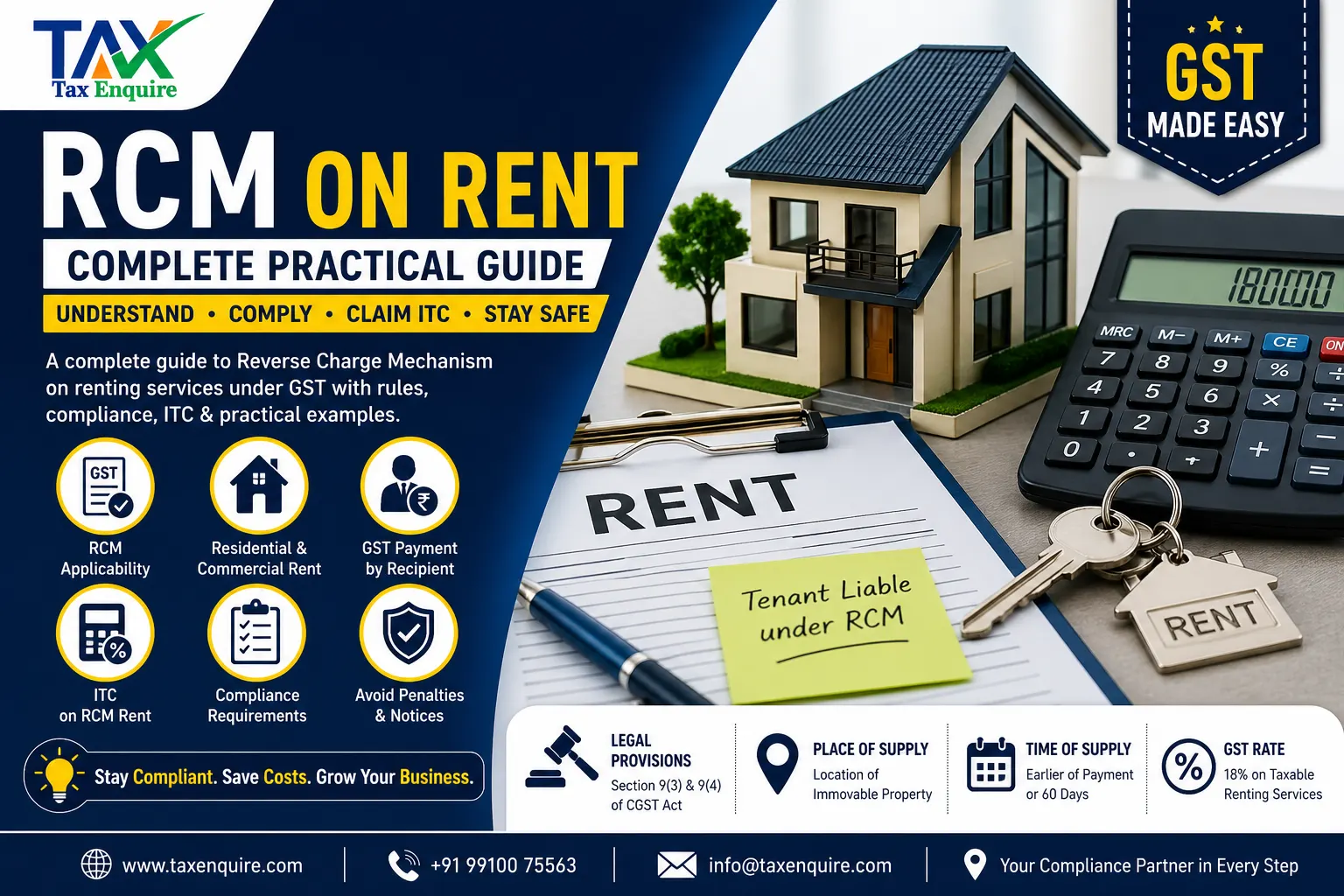 RCM On Rent – Complete Practical Guide (FY 2026–27)