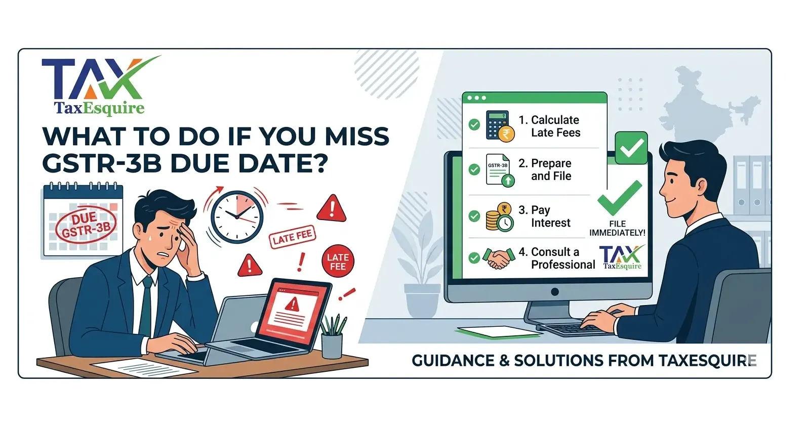 What to Do If You Miss GSTR-3B Due Date?