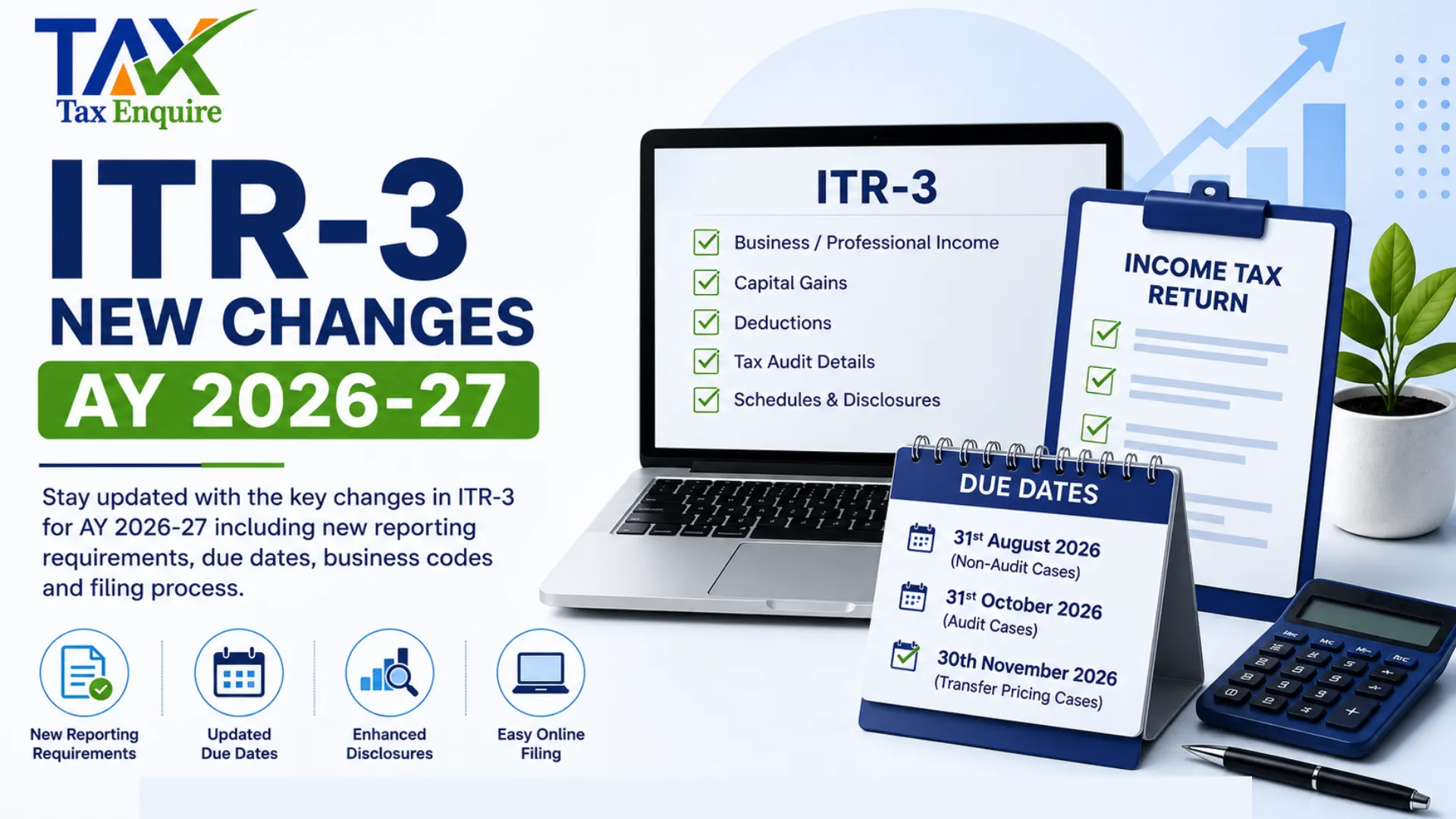 ITR-3 New Changes AY 2026-27