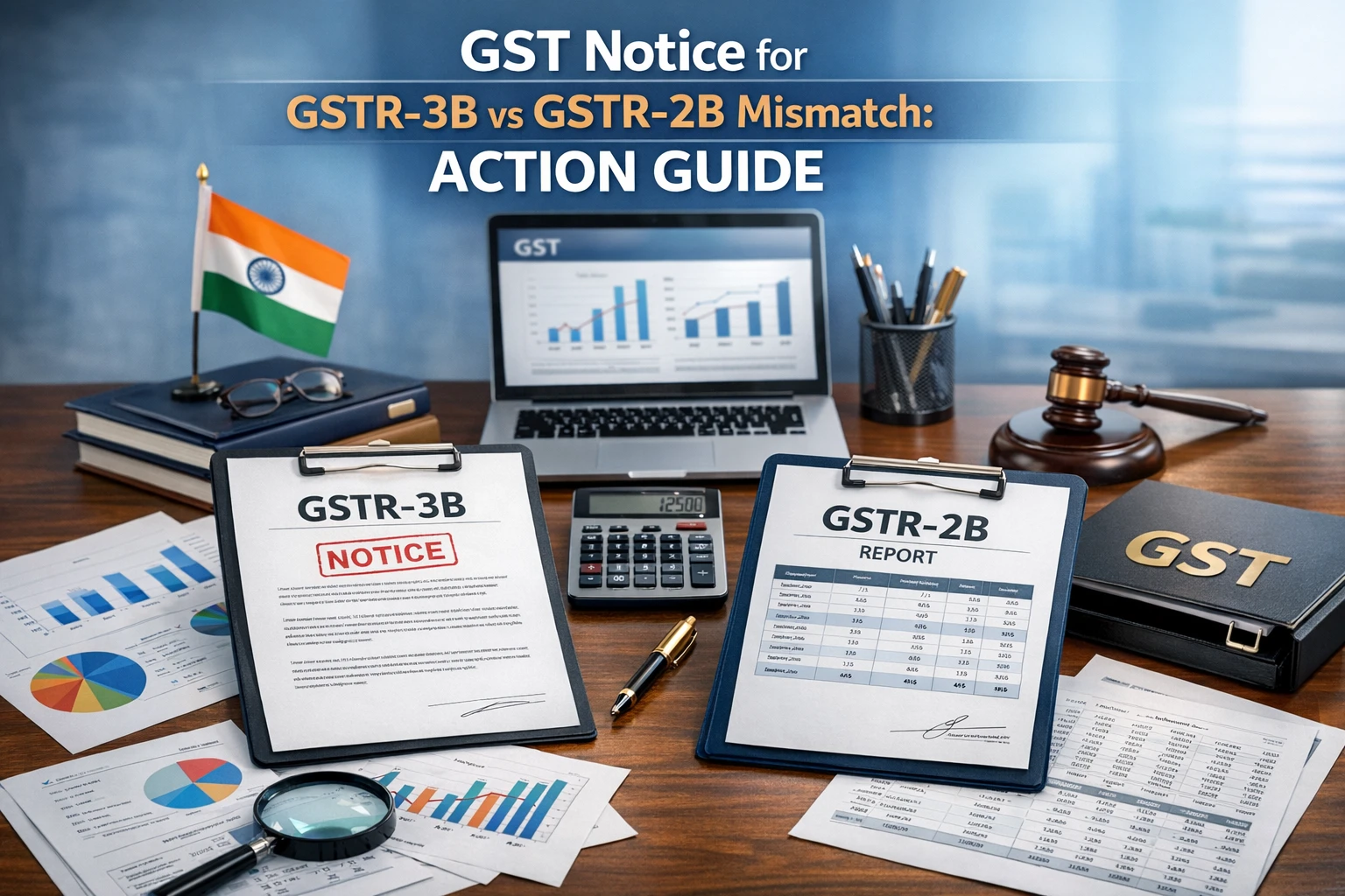 GST Notice for GSTR-3B vs GSTR-2B Mismatch: Action Guide