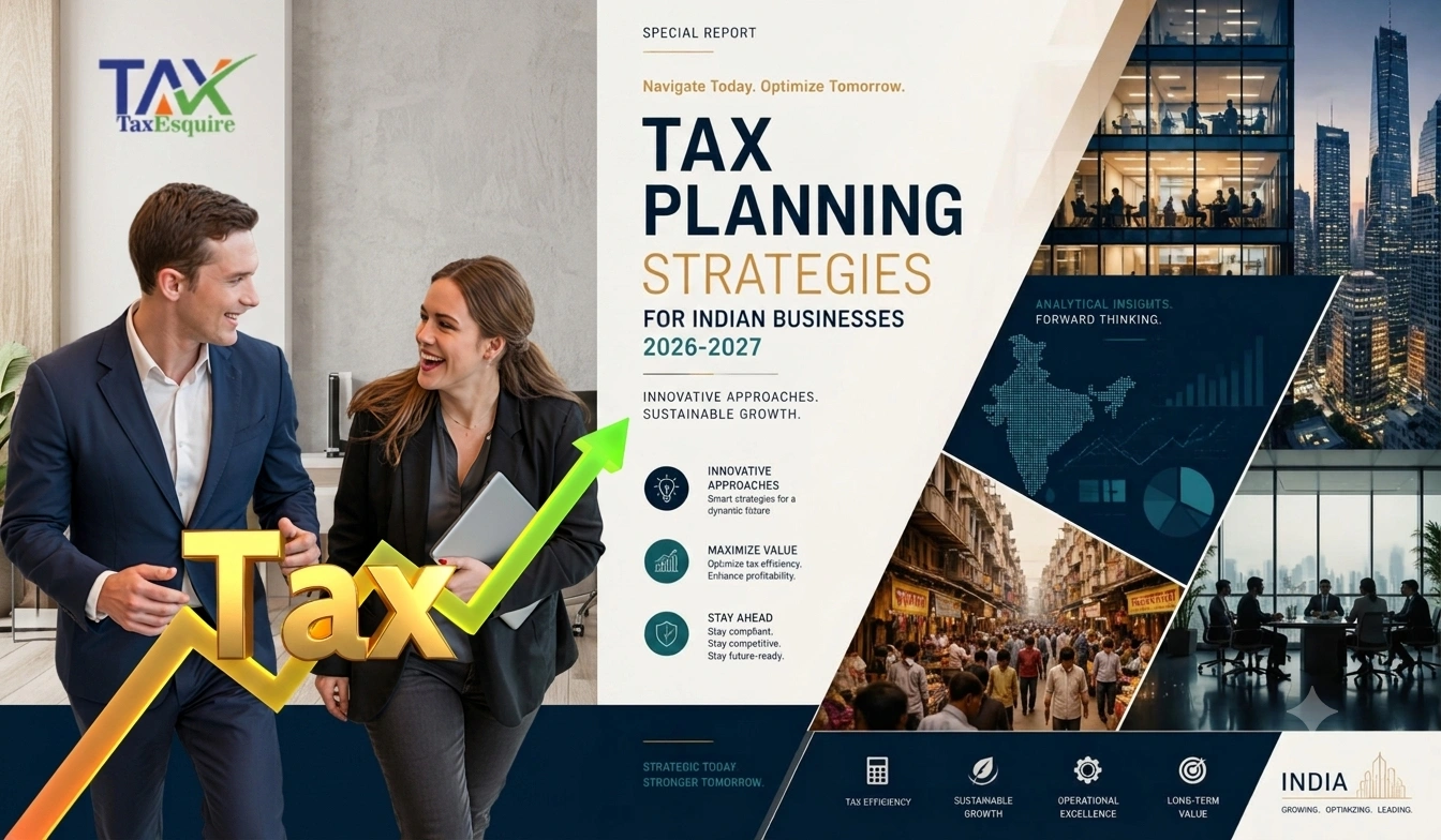 Tax Planning Strategies for Indian Businesses in 2026-2027: A Complete CA Guide And Help