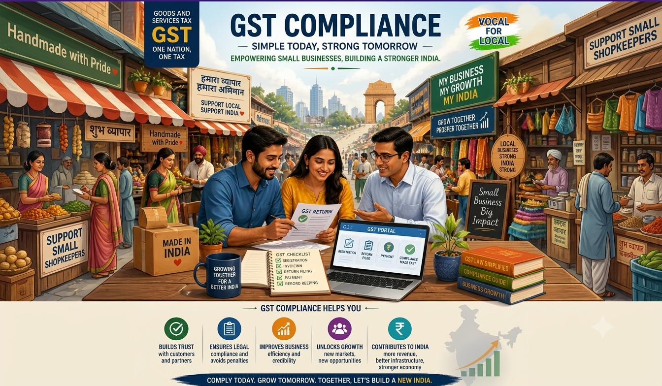 GST Compliance for Small Businesses in India A Step-by-Step Guide in India
