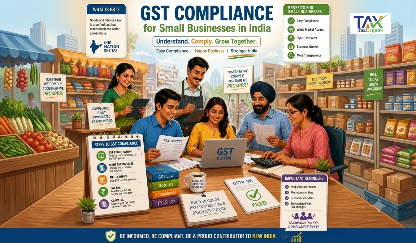 GST Compliance for Small Businesses in India: Step-by-Step Guide for 2026-2027