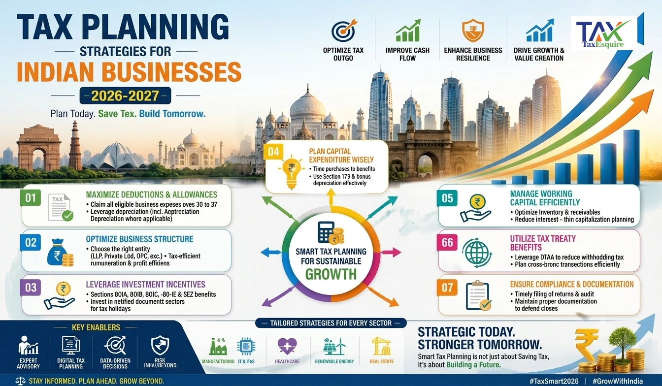 Tax Planning Strategies for Indian Businesses in 2026-2027: A Complete Compliance Guide