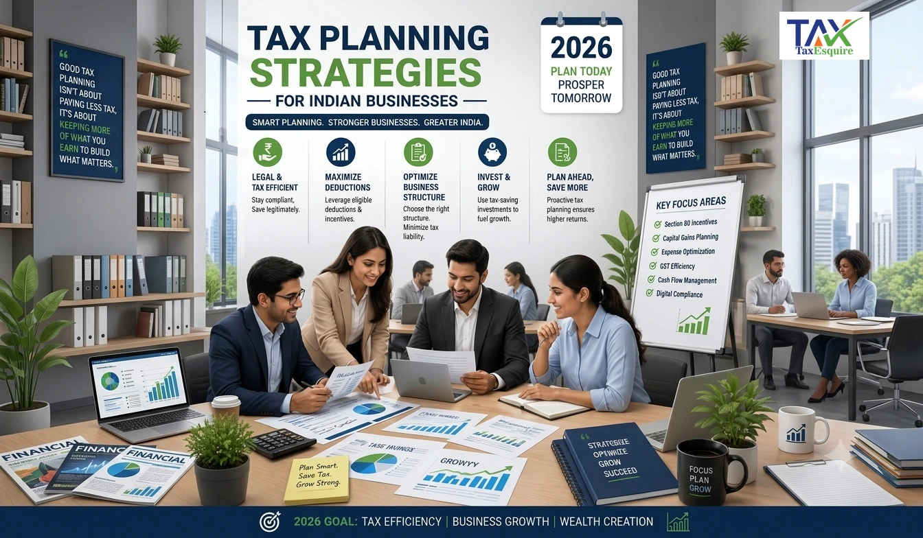 Tax Planning Strategies for Indian Businesses in 2026: A Complete CA Guide