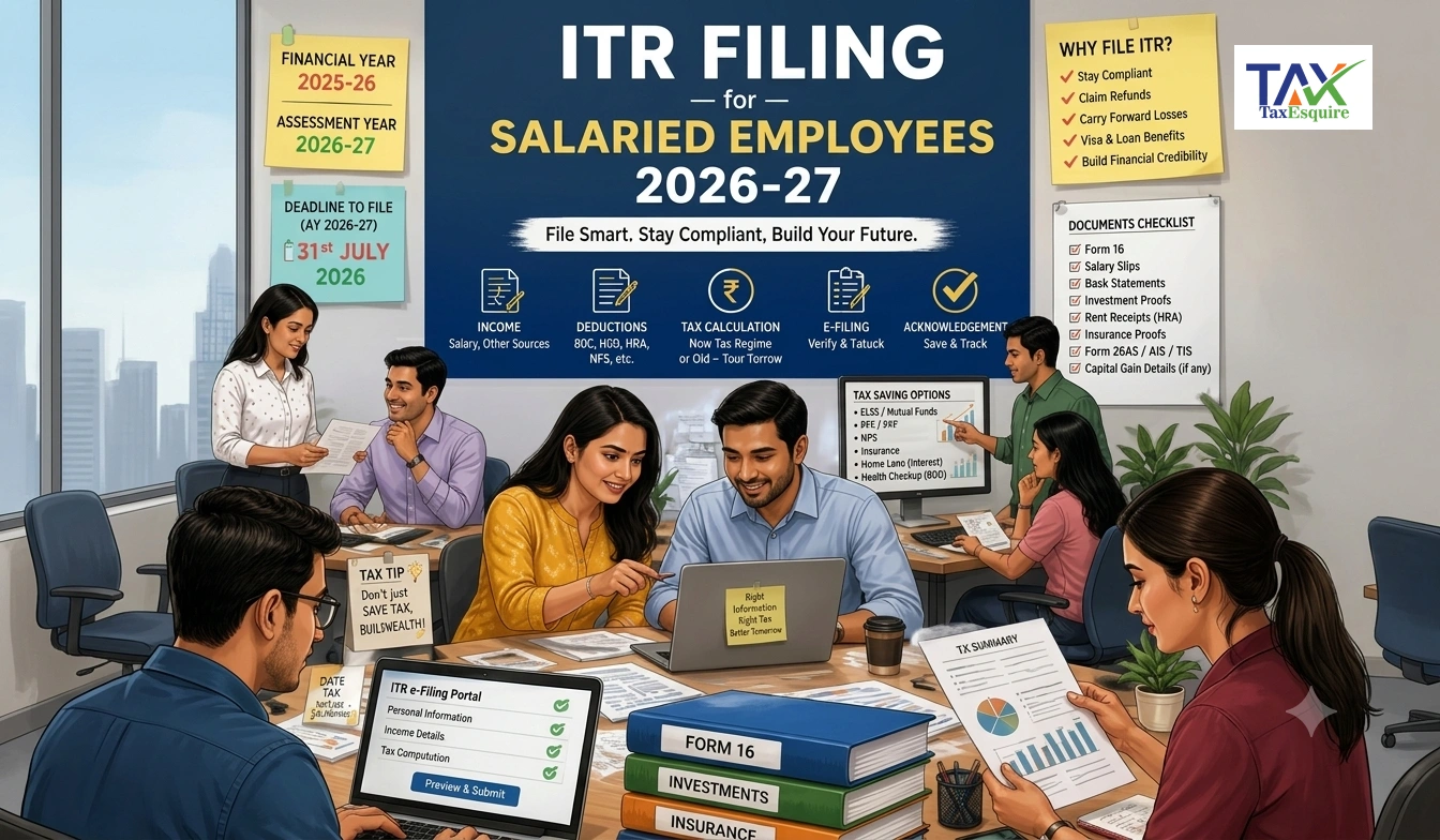 ITR Filing for Salaried Employees in 2026-27: Complete Compliance Guide
