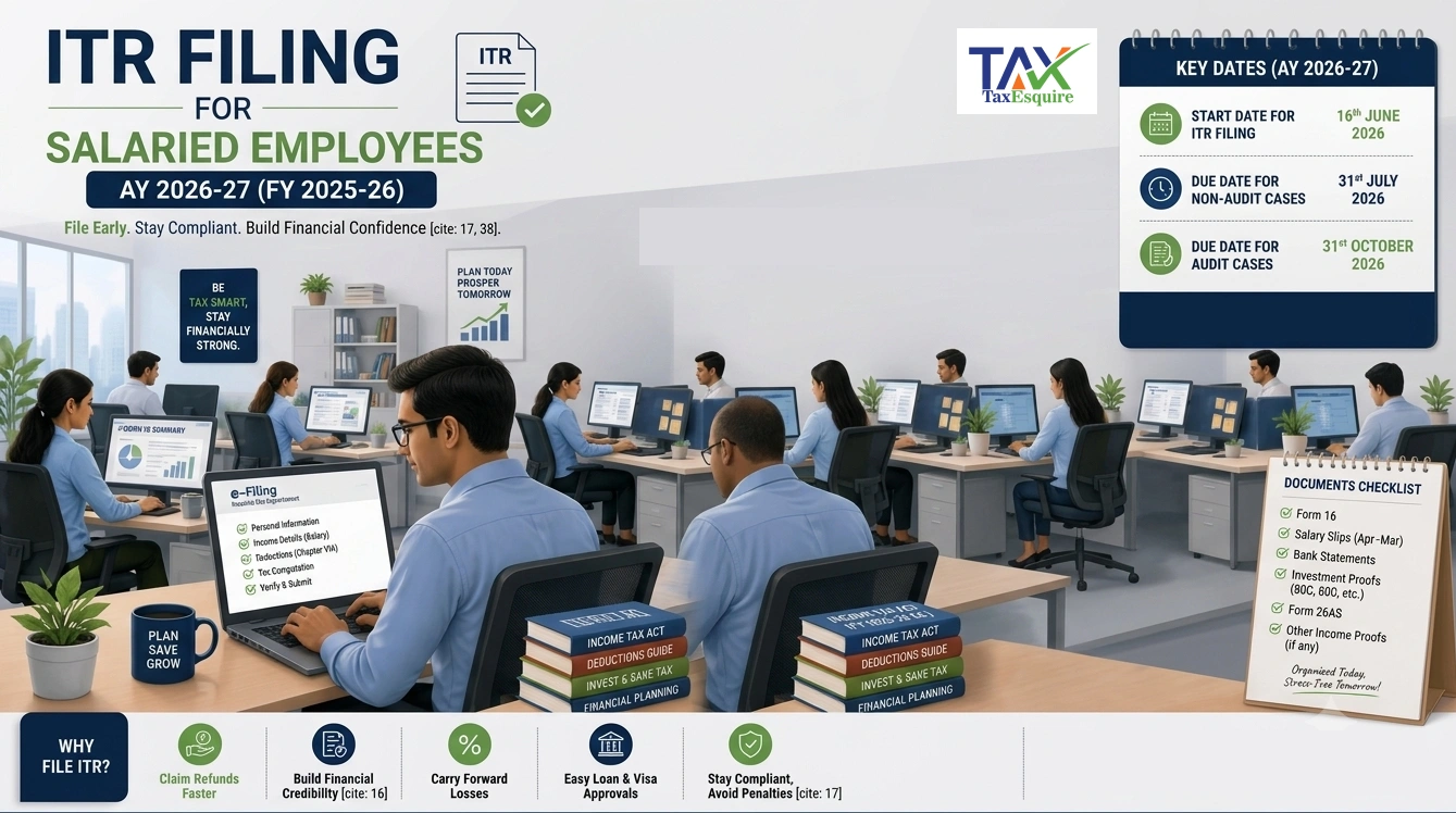 ITR Filing for Salaried Employees in 2026-27: Complete Compliance Guide for Indian Taxpayers