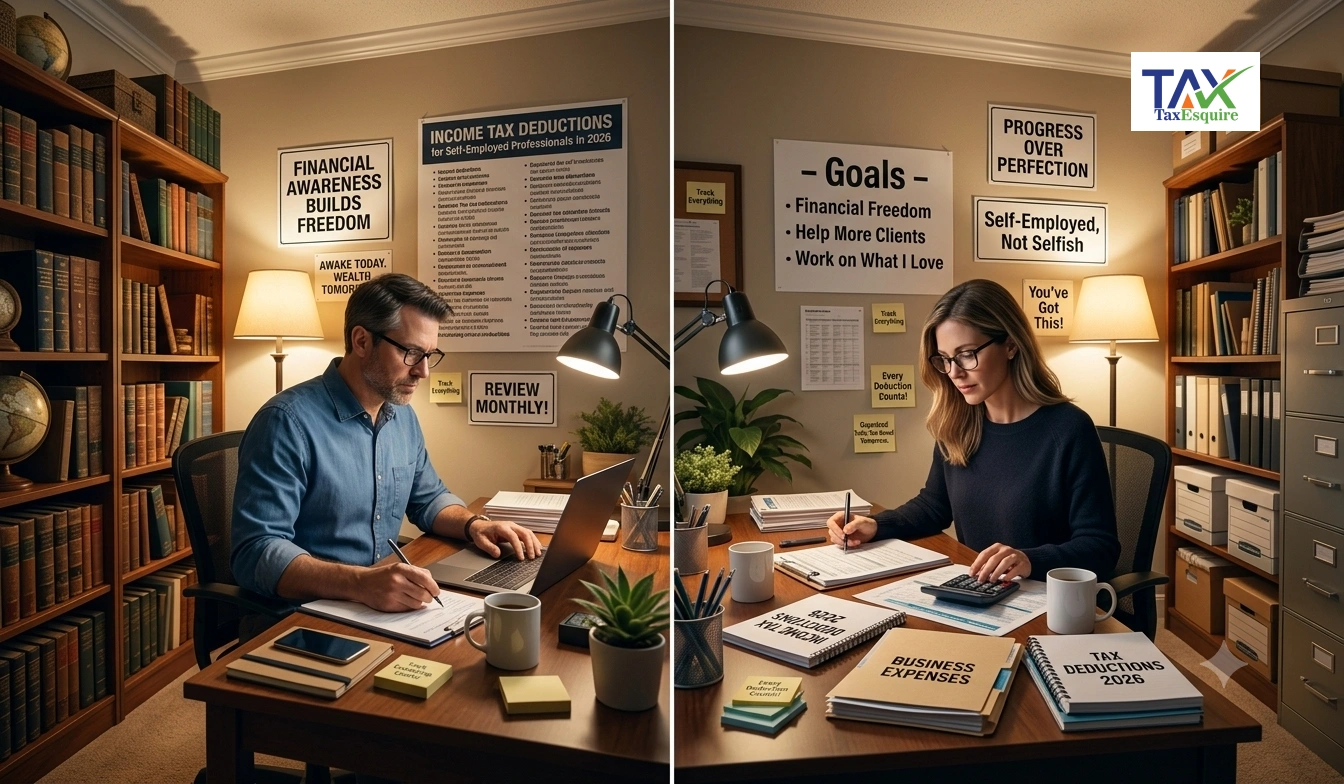 Income Tax Deductions for Self-Employed Professionals in 2026: A Complete CA Guide