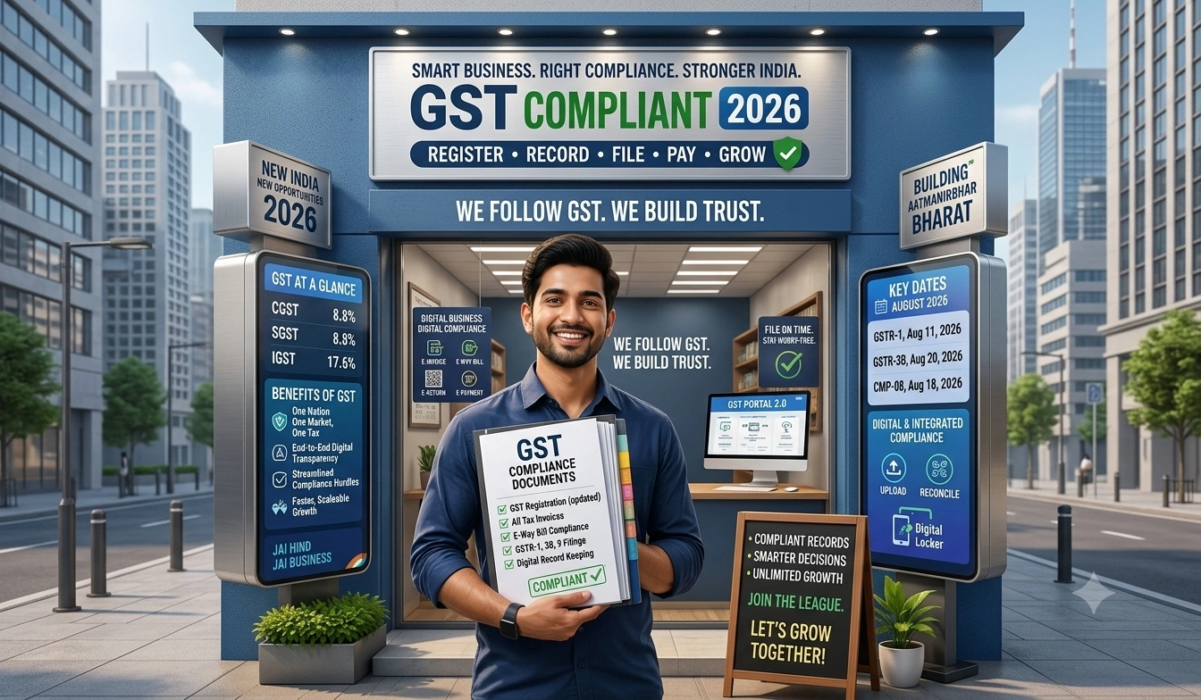 GST Compliance Guide 2026 for Small Businesses: Registration, Return Filing & Penalty Rules