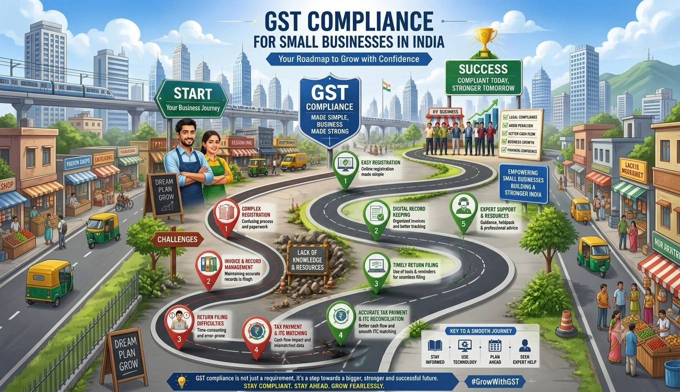GST Compliance for Small Businesses in India: A Complete 2026-2027 Guide
