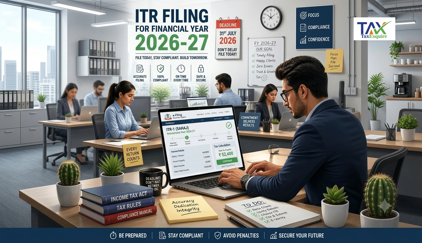 ITR Filing for Financial Year 2026-27: Complete Compliance Guide for Indian Taxpayers