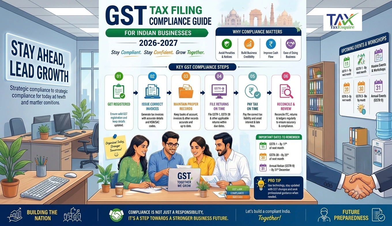 GST Tax Filing Compliance Guide for Businesses in 2026-2027