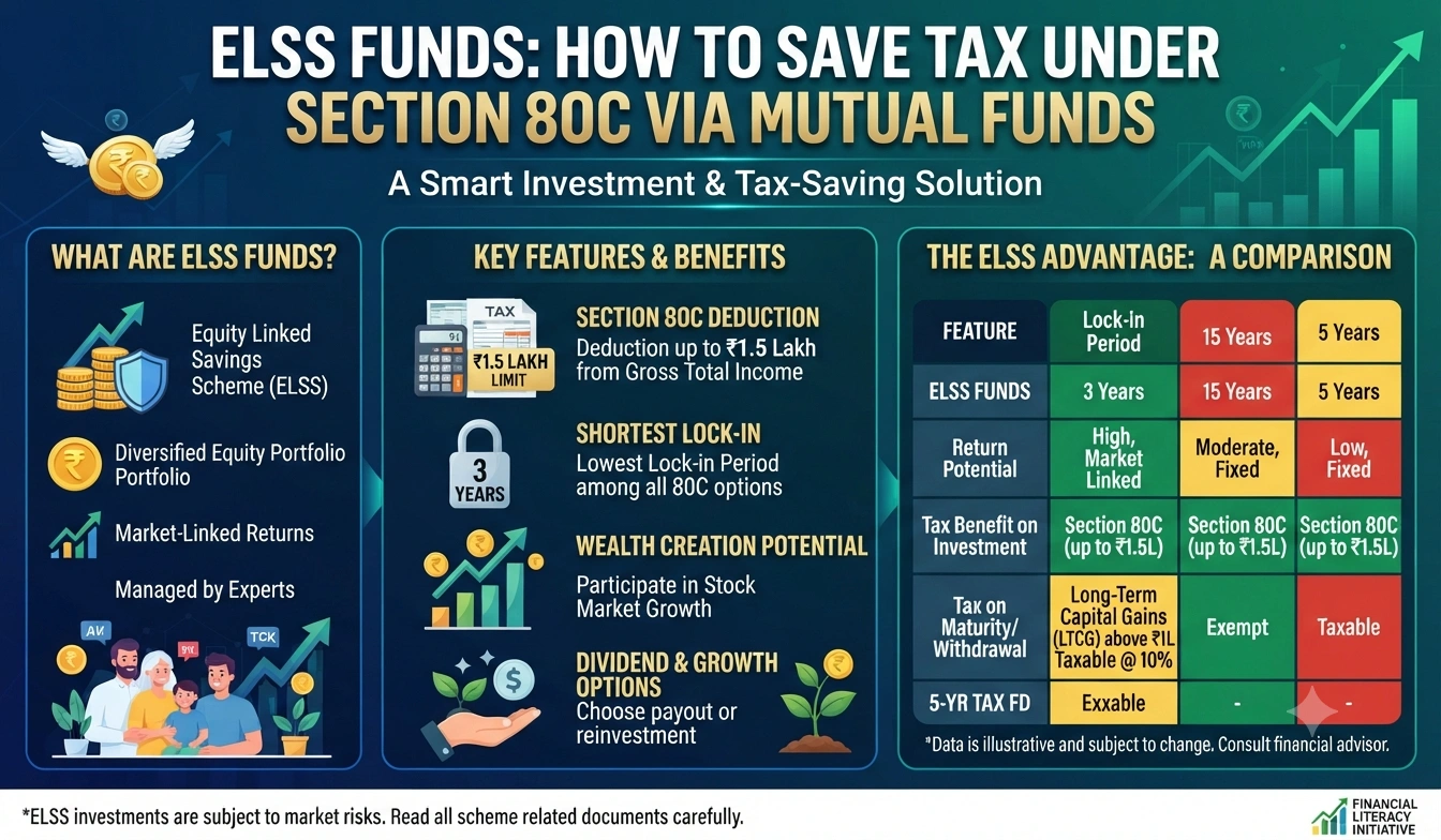 ELSS Funds: How to Save Tax Under Section 80C via Mutual Funds