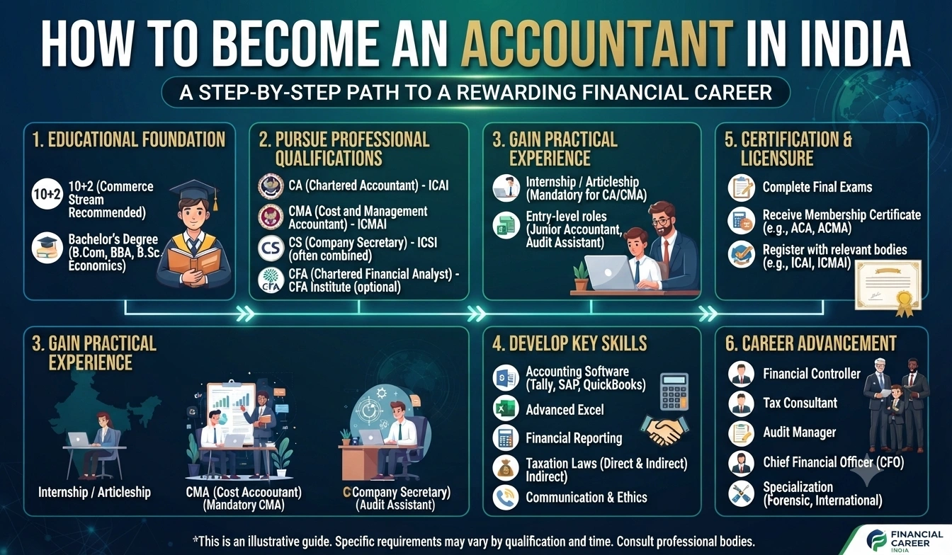 How to Become an Accountant in India: Complete Career Roadmap for 2026-2027