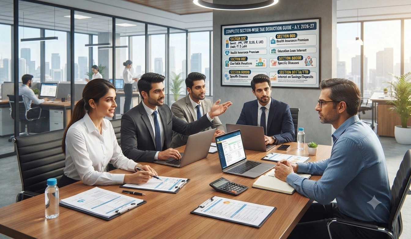 Complete Section-wise Tax Deduction Guide for AY 2026-27 | All Income Tax Sections Explained