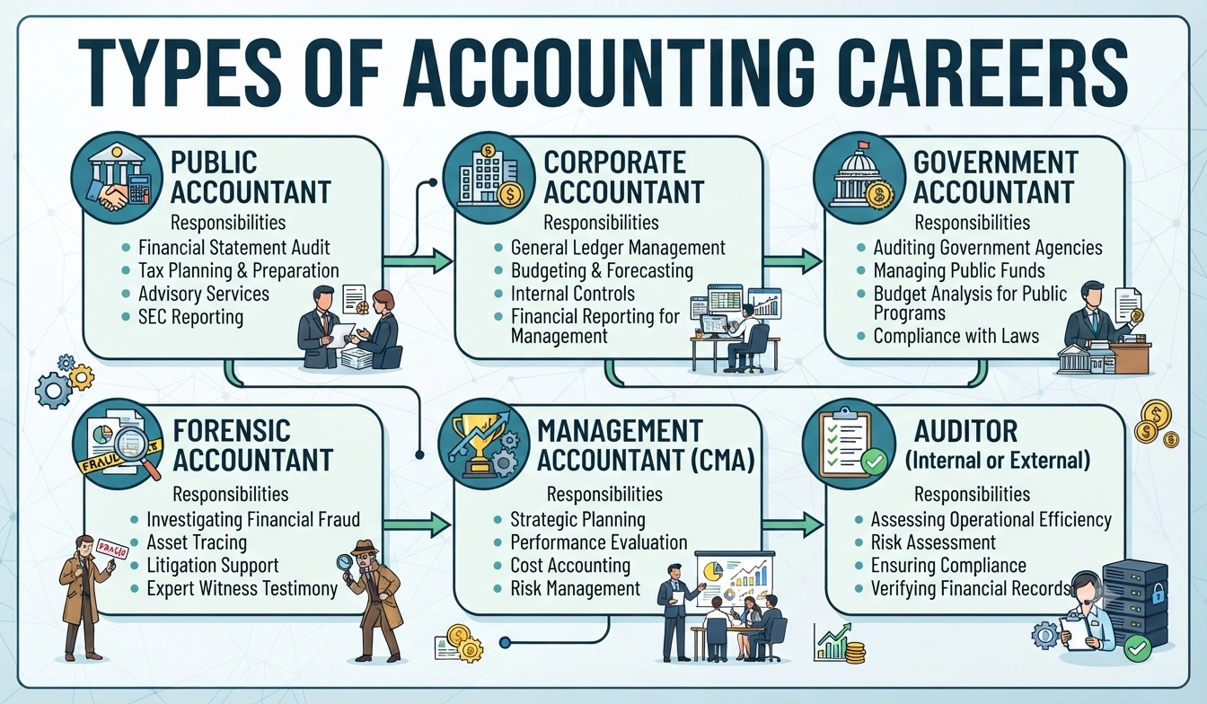 Types of Accounting Careers: A Complete Guide for 2026 and Beyond
