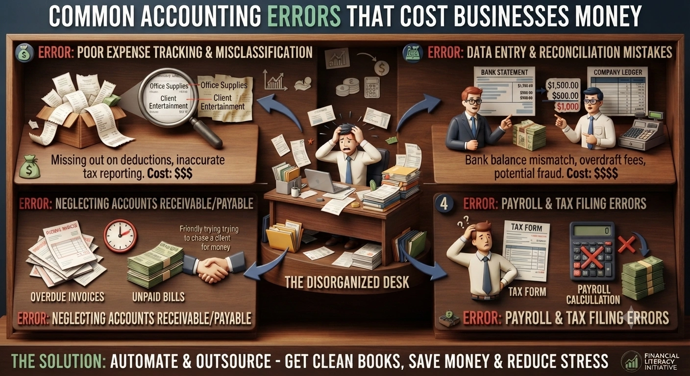 Common Accounting Errors Cost of Businesses Money