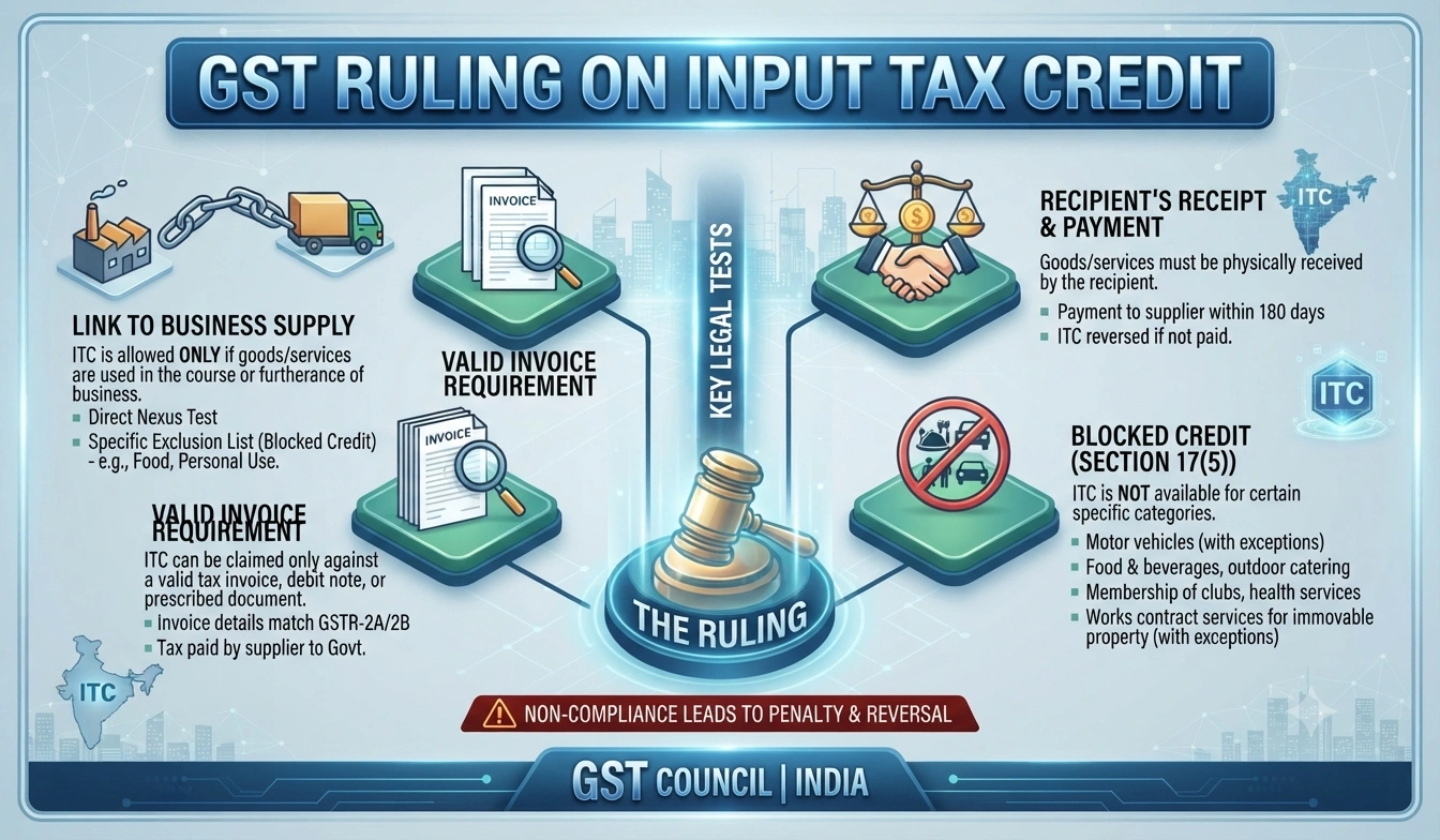 GST Ruling on Input Tax Credit: Complete Compliance Guide for Indian Businesses in 2026