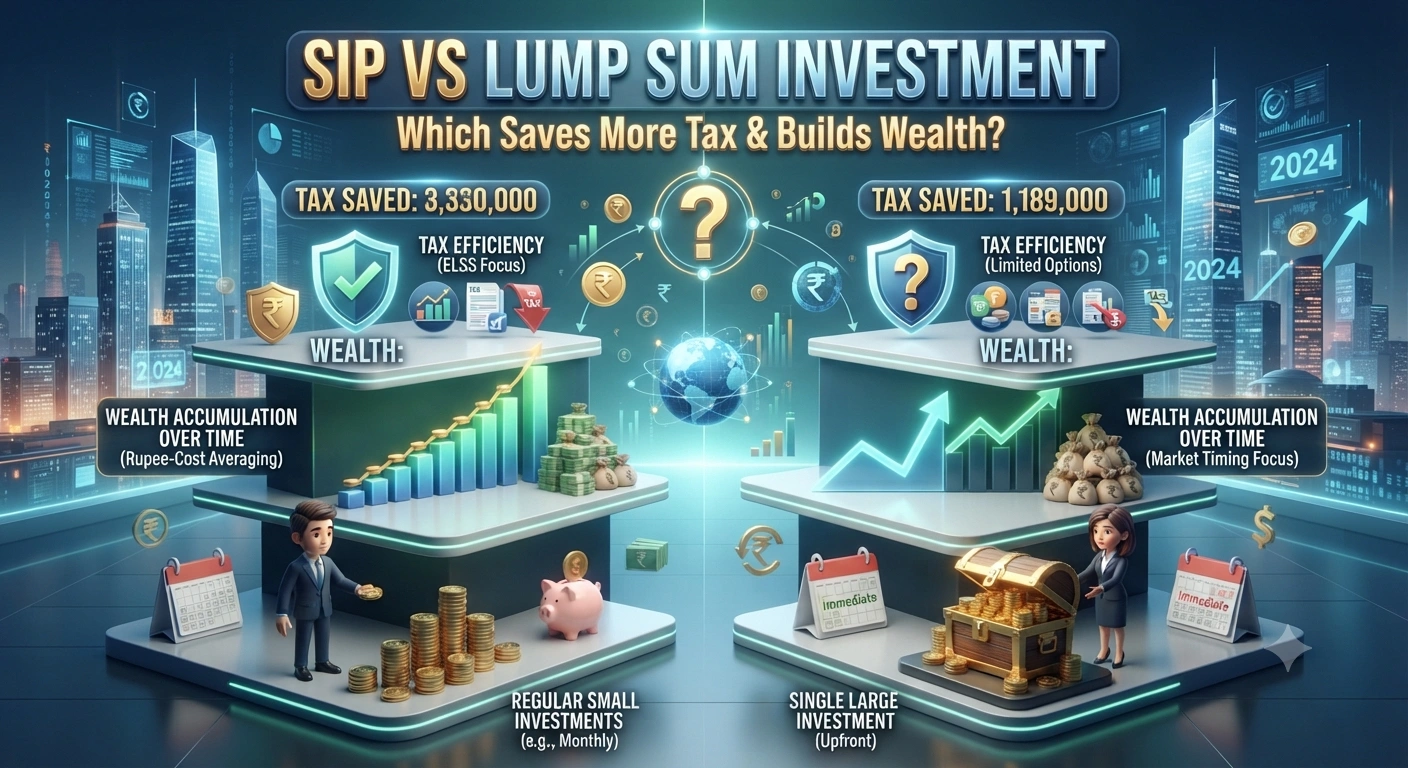 SIP vs Lump Sum Investment: Which Saves More Tax & Builds Wealth?
