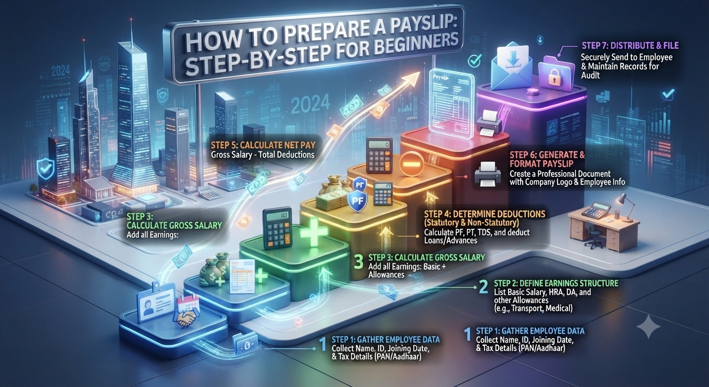How to Prepare a Payslip: Step-by-Step for Beginners