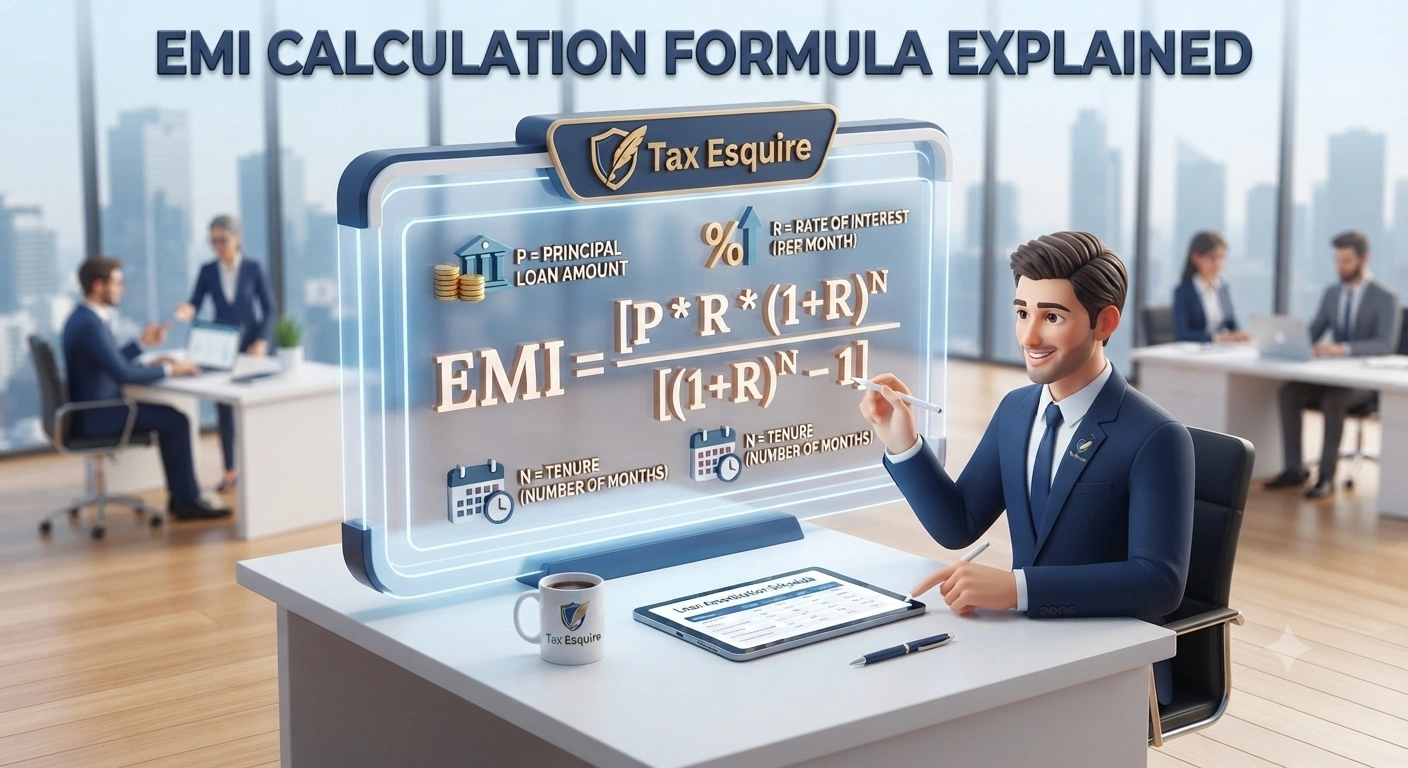 EMI Calculation Formula Explained | Tax Esquire