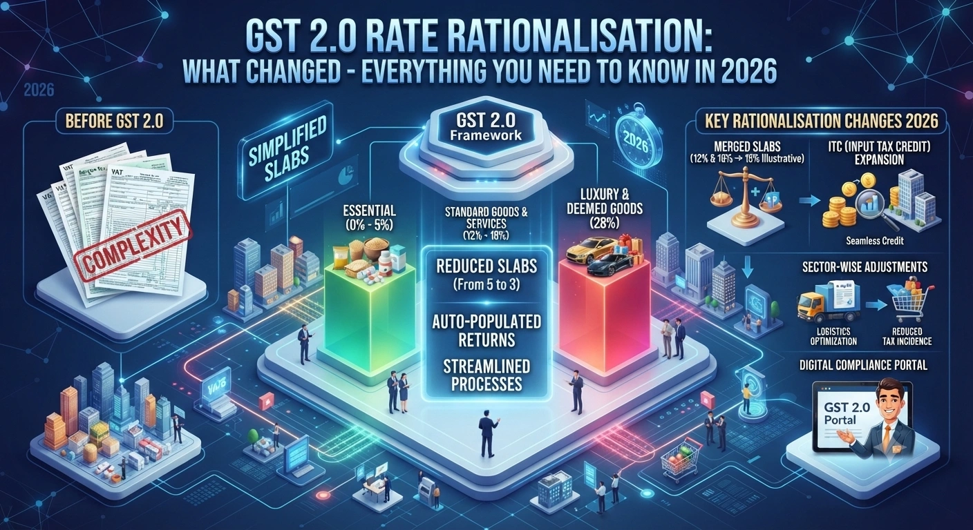 GST 2.0 Rate Rationalisation What Changed: Everything You Need to Know in 2026