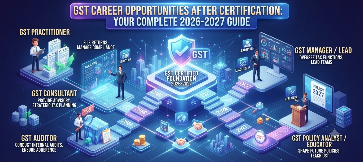 GST Career Opportunities After Certification: Your Complete 2026-2027 Guide
