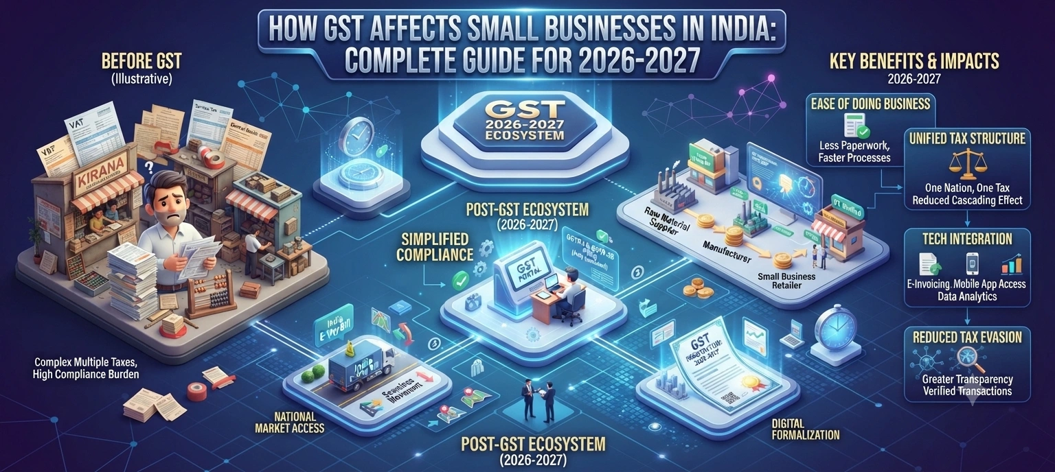 How GST Affects Small Businesses in India: Complete Guide for 2026-2027